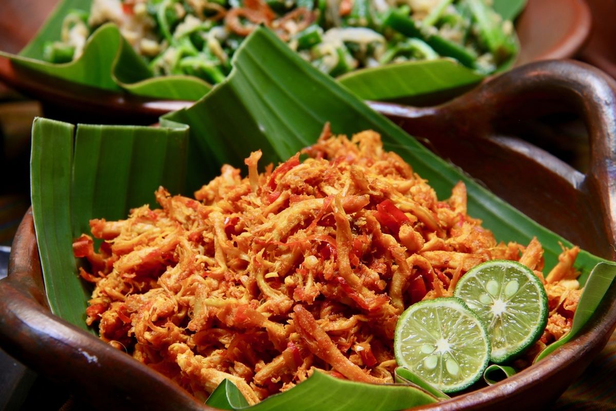 makan siang Ayam Suwir Kecap Praktis